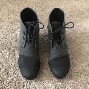 Pierre Dumas Black/Charcoal Booties